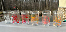 Flintstones ~ Vintage Juice Glasses  ~ Set Of 6 Welch Jelly Glasses picture