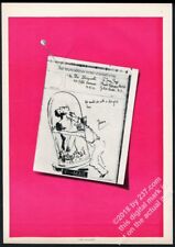 1944 Shocking de Schiaparelli perfume bottle Jean Pages art vintage print ad picture