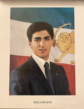 New Vintage 1980 Persia Royal Photo Reza Shah II Pahlavi Iran Poster picture