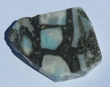 Larimar Natural Authentic Slab Rough Rock Blue Gem Stone Specimen 37.4 grams picture