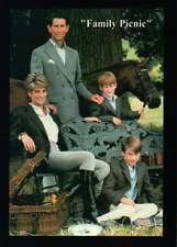 Princess Diana, Prince Charles, William,Harry,Horse Trading Card, Not a Postcard picture
