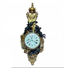 19th Century Gilt Bronze Gold Tone Cupid Cartel Clock by Francois Linke picture
