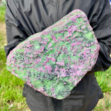 4.2LB Natural green Ruby zoisite (anylite) crystal Chakra Healing Energ picture