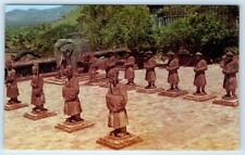 Buddhist Statues at Hue VIETNAM Postcard picture