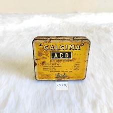 1950s Vintage CIPLA Calcima ACD Tablet Advertising Tin Box Decorative TN372 picture