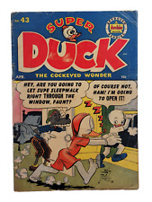 Super Duck #43 1952- Golden Age Archie Funny Animals FR/GD GD Range Raw Vintage picture