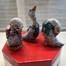 VTG 1986  Collection Mother Goose  Figurine, Stamped 1986 Set Of 3. picture
