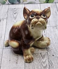 Adorable French Bull Dog Figurine Murray  Kreiss L.A. Calif picture