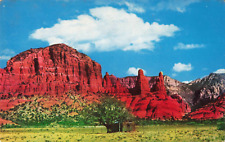 Holbrook AZ Arizona, Oak Creek Canyon, Colorful Cliffs, Rocks, Vintage Postcard picture