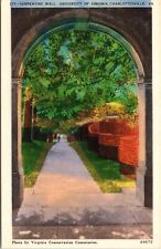 University of Virginia Serpentine Hall Charlottesville VA Walkway 44673 Postcard picture