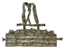 USGI Army MOLLE Military Tactical Assault Panel TAP Chest Rig ACU w/Harness EXC picture