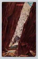 Postcard Train The Crevice Royal Gorge Colorado Locomotive Railroad View c1912 picture