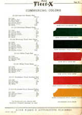 1946 Commercial/TRUCK Color Chip Paint Sample Brochure/Chart:BROCKWAY,WHITE, picture