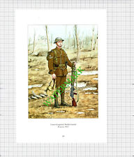 Lance Corporal Welsh Guards France WW1 -  c.1990's Print picture