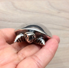 Italian Figurine Turtle Sterling Silver 970 Star Marked picture