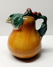 Oneida Full Size Pear Pitcher Vintage Fruit Sakura Sonoma Collectible 8inch Tall picture