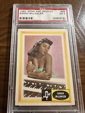 1960 Fleer Spins & Needle Card # 68 Sarah McLawler PSA 5 picture