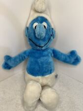 Vintage Peyo Plush Smurf 20” Wallace Berrie 1980 Stuffed Toy picture