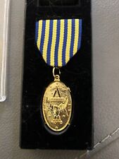 Vintage Masonic Sojourners National Ex Ori Ente Lux Medal and Ribbon in Case picture