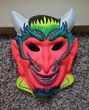 Vintage- 1970s/1980s Collegeville Devil Halloween Mask  picture