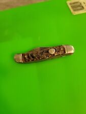 Vintage Metal Pocket Knife With Imperial Crown Design W/2 Blades 3.25 Inch picture