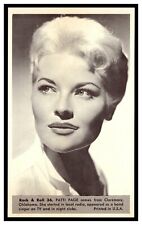 1959 NU-CARDS ROCK & ROLL STARS PATTI PAGE #36 HIGH GRADE PACK FRESH CENTERED picture