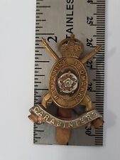 British Army Hampshire Yeomanry Genuine OR’s Cap Badge picture
