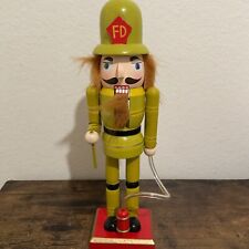 Nutcracker Traditional Christmas Yellow Fire Fighter 10