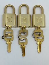 Louis Vuitton padlock with  Two  keys  3  Pcs  Auth AB1123 picture