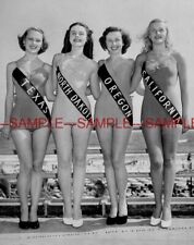 1949 MISS AMERICA CONTESTANTS Atlantic City PHOTO (154-Q ) picture