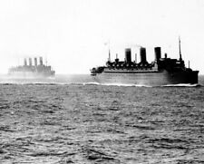 SS Ile de France and RMS Aquita Photo picture