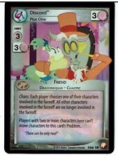 MY LITTLE PONY, EQUESTRIAN ODYSSEYS FOIL CARD 66 SR DISCORD, PLUS ONE ex picture