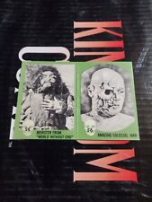 Horror Monster 1961 NU-CARDS SER. 1  (GREEN) #'S 55 & 56 Colossal Man World End picture