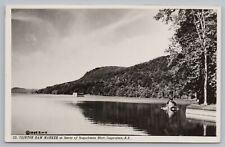 Cooperstown New York~Clinton Dam Marker~At Source Of Susquehanna River~RPPC picture