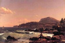 Oil painting Newport-Mountain-Mount-Desert-1851-Frederic-Edwin-Church-Oil-Paint picture