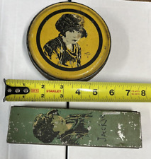 Lot of 2: Vintage 1920s 1930s Jackie Coogan Metal Tin & Pencil Box  picture