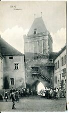 Czech Austria Saaz Žatec - Priestertor People old J. Wara published postcard picture