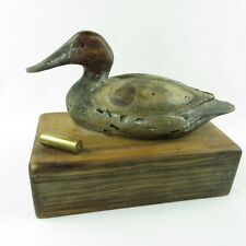 Wood Duck Hunting Cigar Box - Unique Folk Art picture