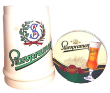 Staropramen Prague Czech Beer Glasses, Stein & Coasters picture