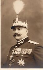 ROMANIA MILITARY PHOTO - ROMANIAN DECORATED ARMY GENERAL TOP PHOTO picture