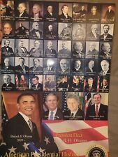 2008 President Barack Obama American Presidential History Poster 11 1/2 x 17 1/2 picture