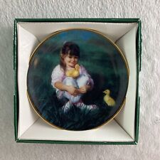 LAP OF LOVE Miniature Mini Plate Donald Zolan  1995 Pemberton & Oakes Ducklings picture