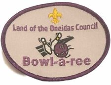 Land of the Oneidas Council Patch Bowl-A-Ree BSA Boy Scouts Embroidered Badge picture