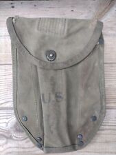 AUTHENTIC WWII WW2 1944 D-DAY M1943 M43 SHOVEL COVER BELT POUCH CARRIER picture
