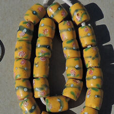 24 small old antique venetian fancy beads african trade #1921 picture