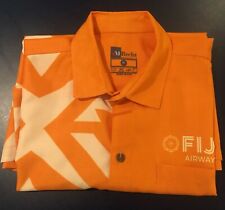 Fiji Airways Men's XL Bula Shirt - Mango picture