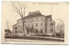 Newtonville MA Newton Club Postcard Massachusetts picture