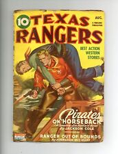 Texas Rangers Pulp Aug 1945 Vol. 21 #1 VG picture