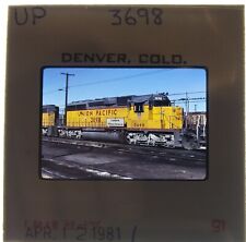 Orig Slide UP Union Pacific SD40-2 3698 Denver CO 12Apr1981 picture