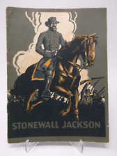 1928 STONEWALL JACKSON Booklet picture